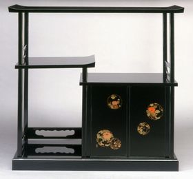 輪島塗家具 飾り棚
