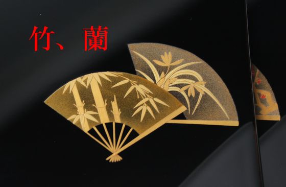同じ蒔絵なのですが、べたっと写ったり、、、