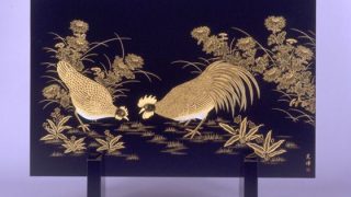輪島塗漆器 鳥と植物の絵画 tuitateniwatori1-320x180.jpg