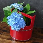 朱塗りもあります　輪島塗の水差し　手桶