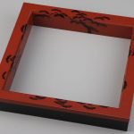 輪島塗　炉縁 高台寺蒔絵炉縁 輪島 茶平一斎（作） 共箱 | 古美術ささき