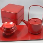 人気のたまり朱　屠蘇器と二段重箱