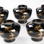 輪島塗雑煮椀　松島雅蒔絵