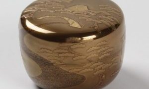 加賀蒔絵師　鈴村清斎　輪島塗　住吉蒔絵　大平棗　平棗 加賀蒔絵師 鈴村清斎 輪島塗 住吉蒔絵 大平棗 平棗