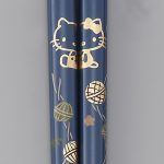 ハローキティ箸　青