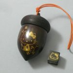 ハローキティ　拭き漆ストラップ