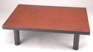 石目乾漆 巻足花台/作・組橋泰公 二代目 仁斉 輪島塗 木製 石目乾漆 巻足花台/作・組橋泰公 二代目 仁斉 輪島塗