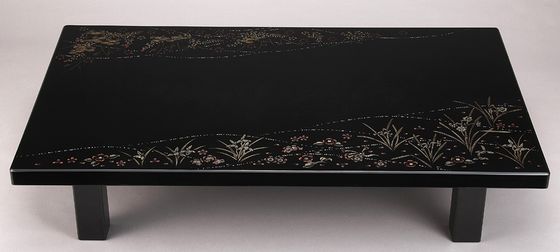 銀金具蔦漆絵掛花入銀落とし桐箱有茶道具漆芸漆器木製⑲