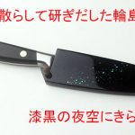 輪島塗鞘（さや）銀河