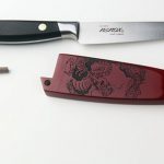 輪島塗鞘（さや）龍：レーザー彫刻